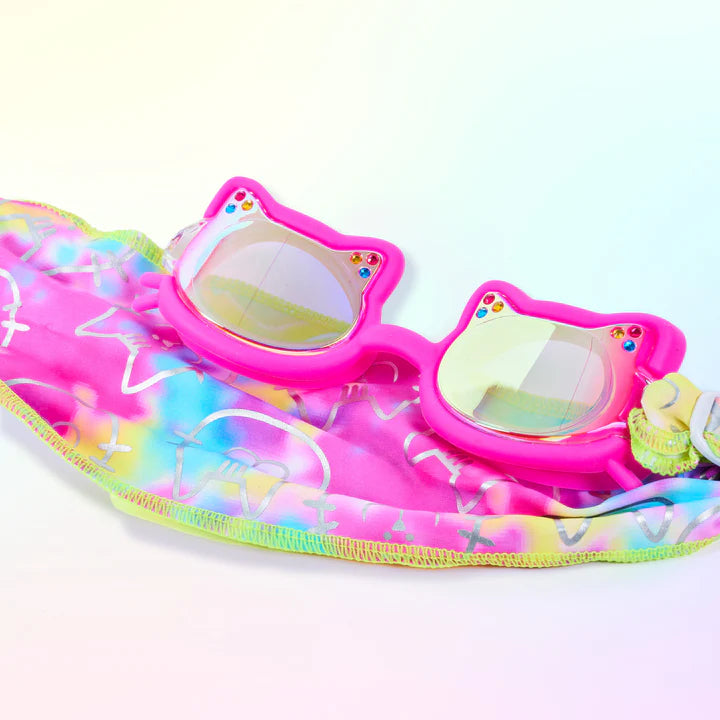 Bling2o Soft Paws Kids Swim Goggles – Fuzzy Pink
