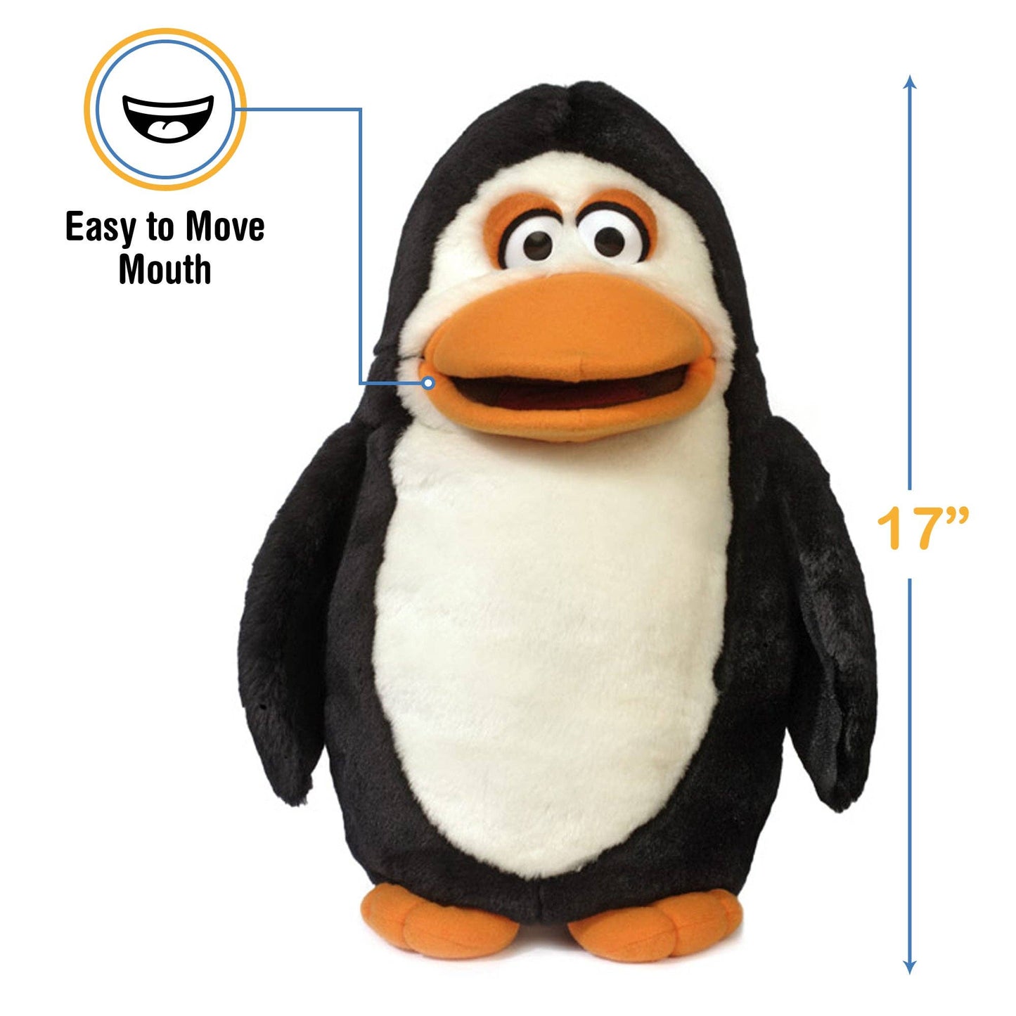 Silly Puppets Penguin (17")