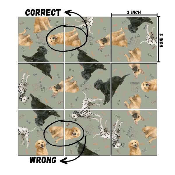 Dogs Squzzle - Brain Teaser