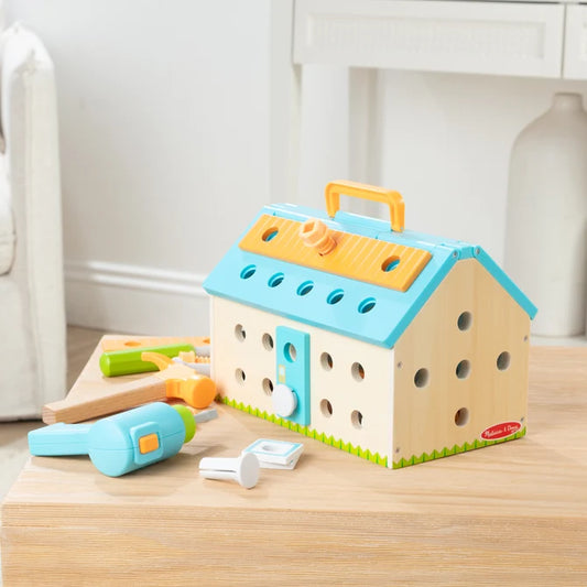Melissa and Doug - Build A House Toolbox Play Set