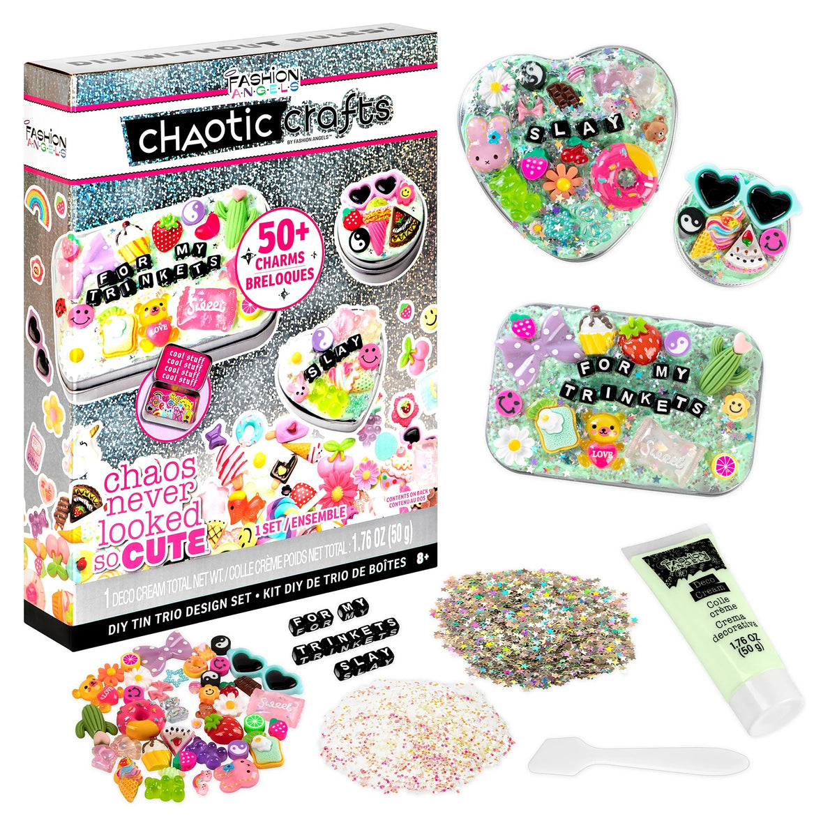 Fashion Angels Chaotic Crafts DIY Tin Trio Design Set