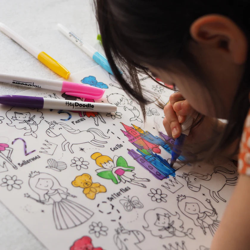 Reusable Silicone Activity Mat - Sugar & Spice Classic Coloring & Doodle Mat