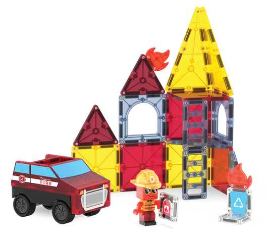 MAGNA-TILES Fire Rescue 27pc Set
