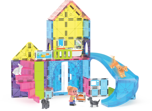 MAGNA-TILES Pet Playhouse 50pc Set