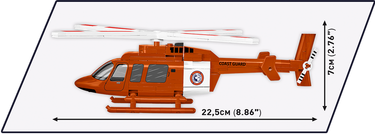 COBI Bell 407 Coast Guard Helicopter #26627