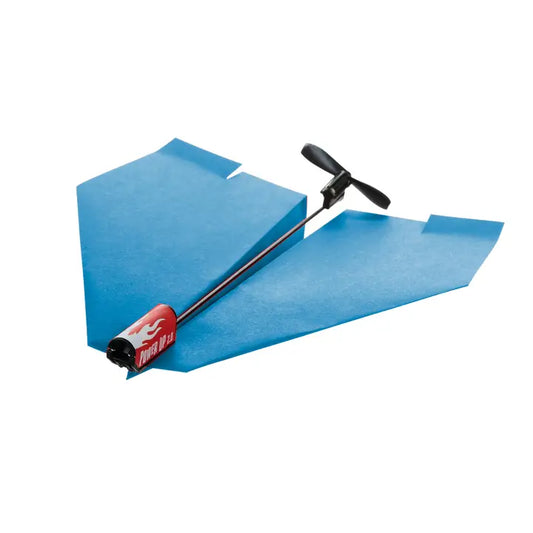 PowerUp 2.0 (Blue) Motorized Paper Airplane