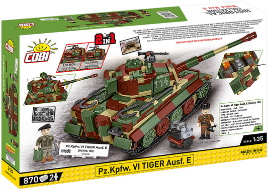 COBI Tiger Pz.Kpfw. VI Ausf. E Tank #3124