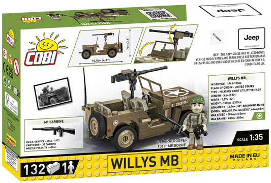 COBI Jeep Willys MB Vehicle #3133