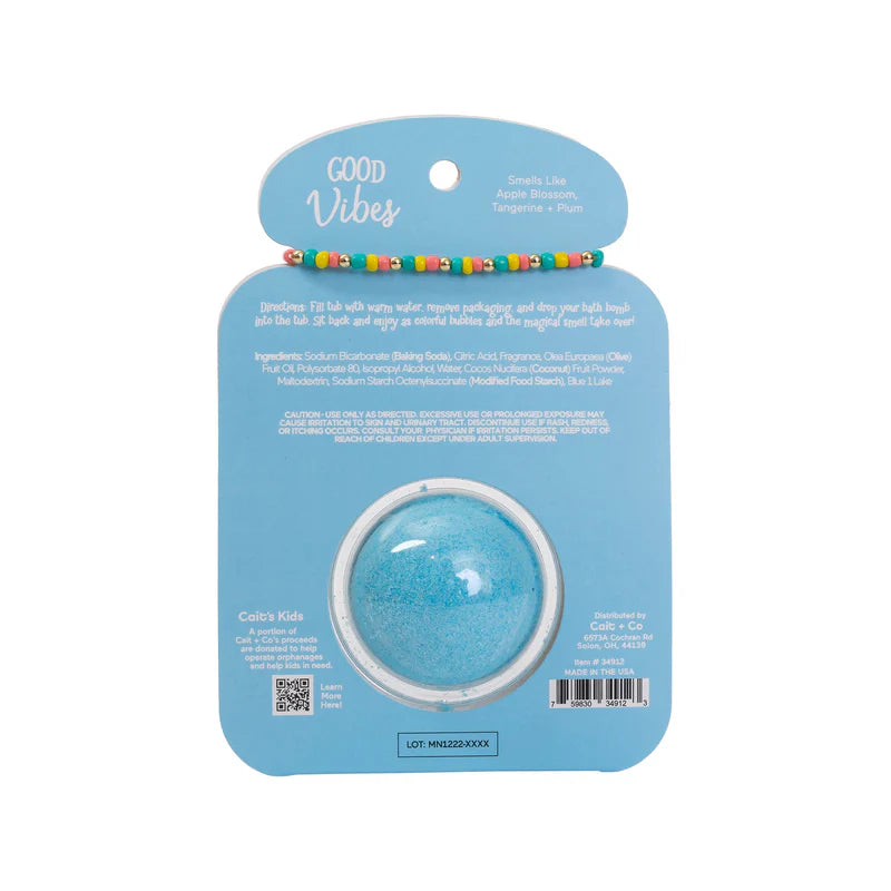 Friendship Bracelet Bath Bomb - Good Vibes (Cait + Co)