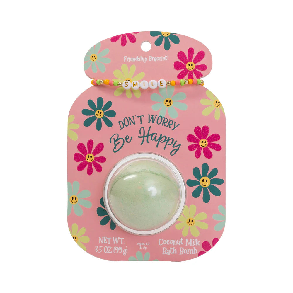 Friendship Bracelet Bath Bomb - Smile (Cait + Co)