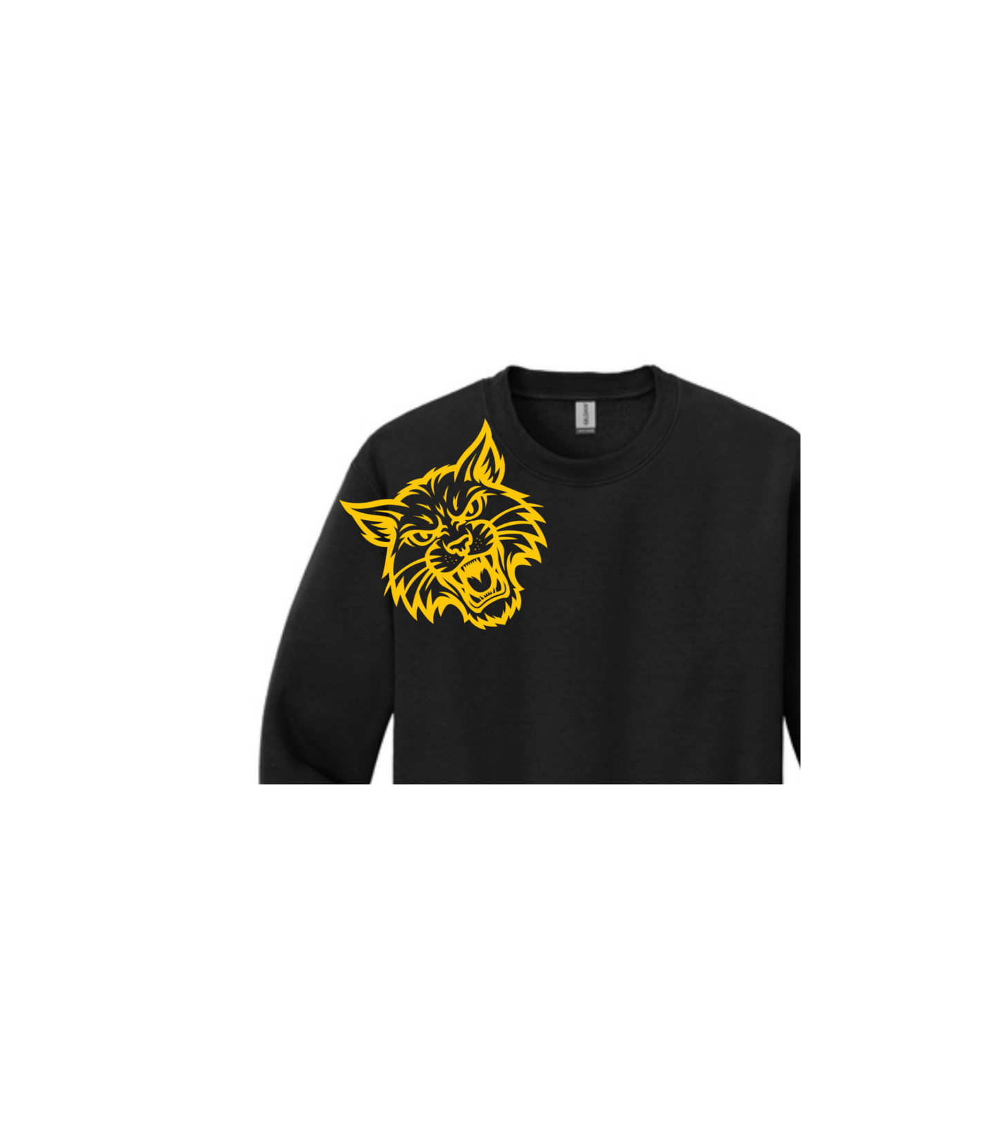 WILDCATS CREW-SWEATSHIRT -LARGE LOGO WITH SLEEVE