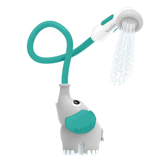 Yookidoo Elephant Baby Bath Shower Head - Turquoise