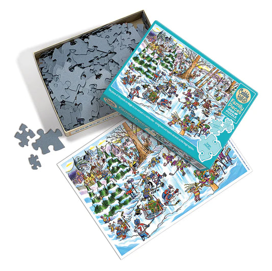 Family Puzzle - Hockey Town 350 pcs (Cobble Hill)