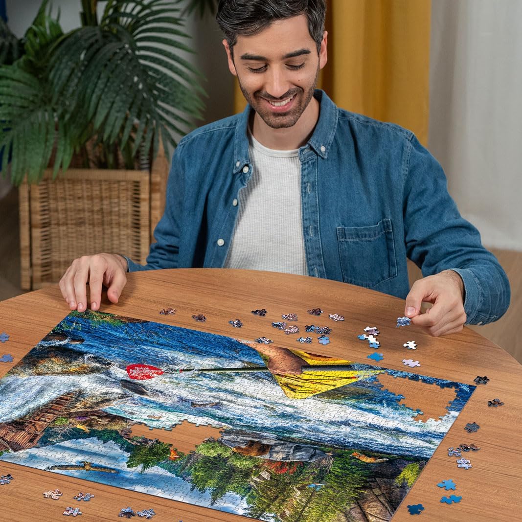 Ravensburger - White Water Kayaking - 1000 Piece Puzzle