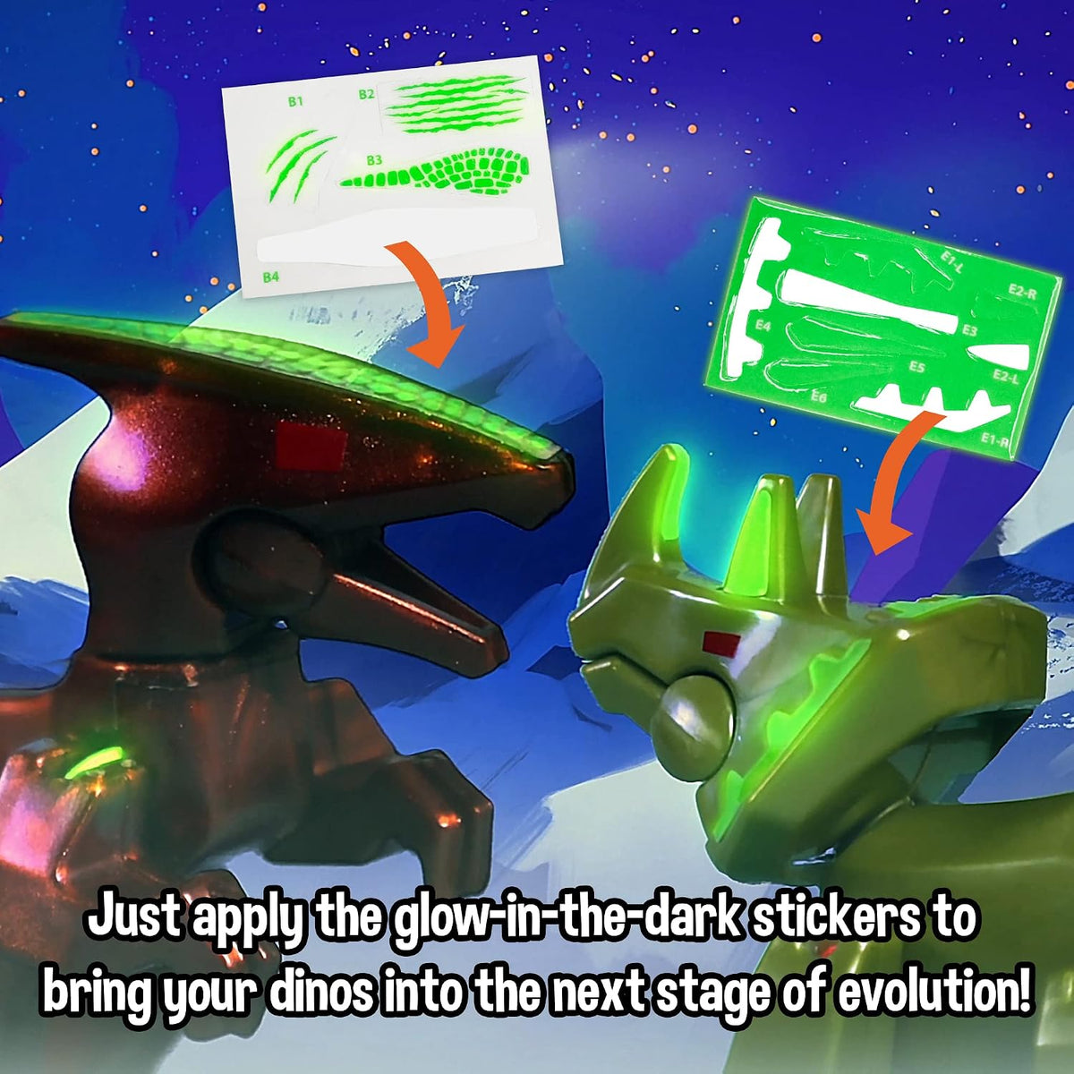 Stikbot Dino Egg- Glow in the Dark