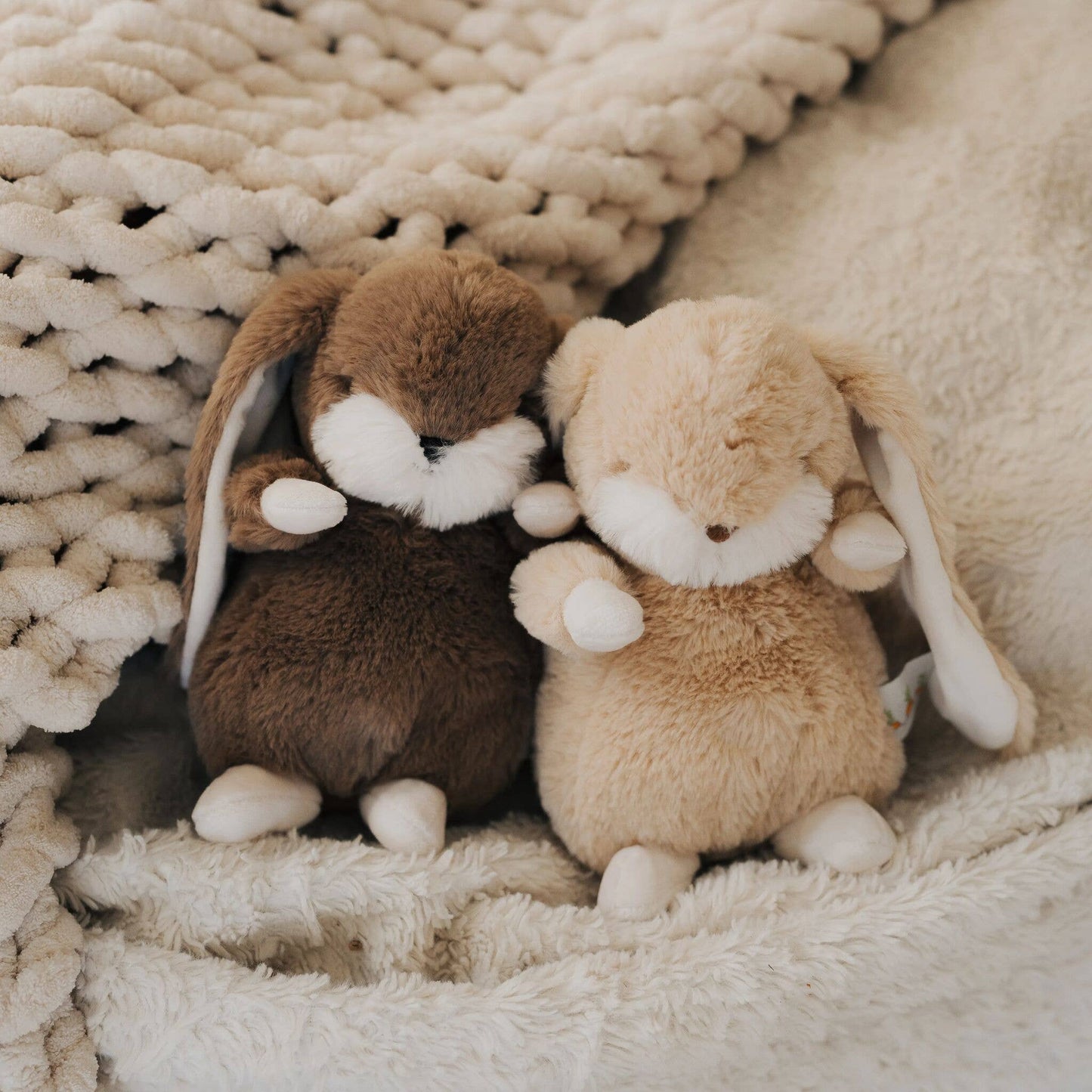Tiny Nibble 8" Bunny - Almond Joy