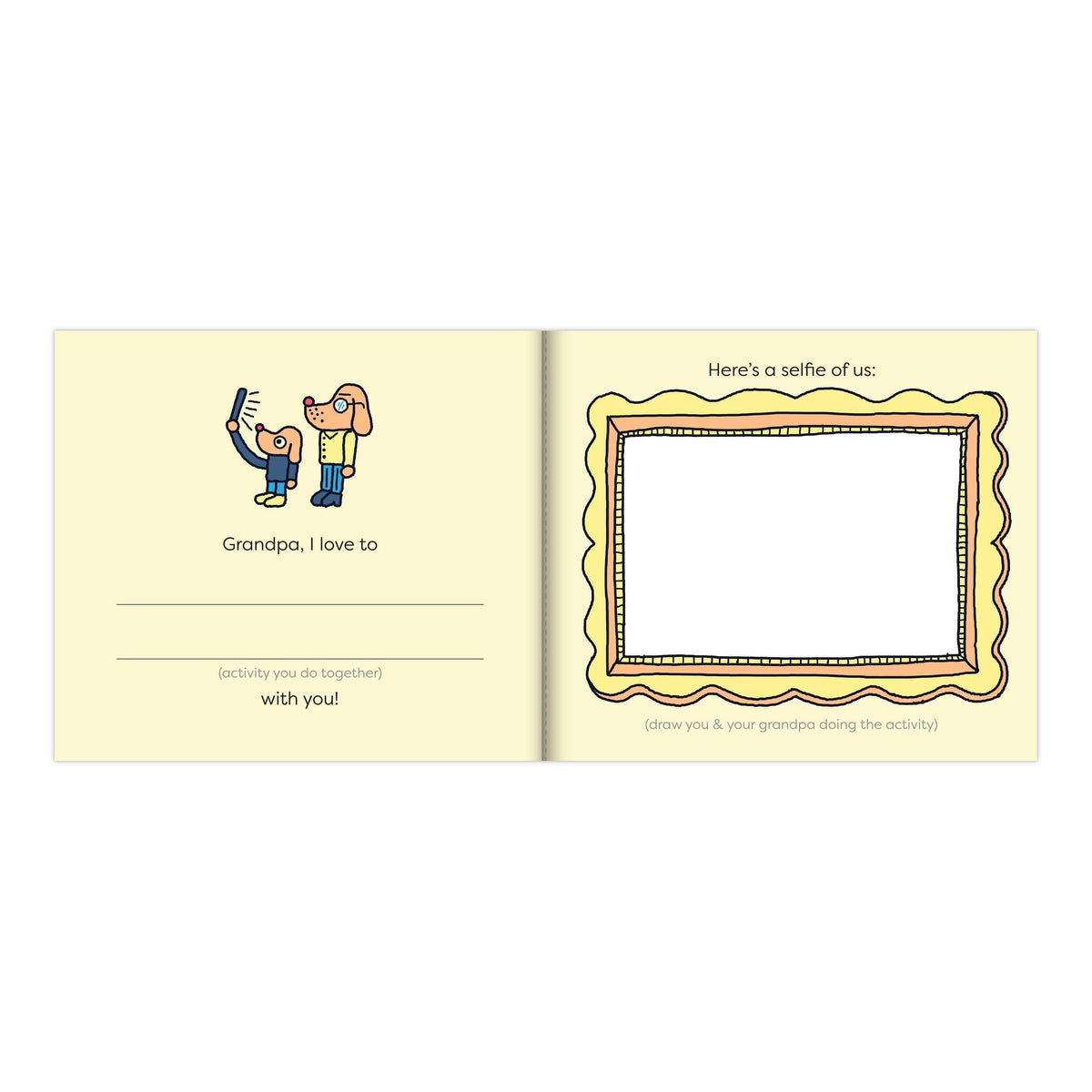 What I Love About You, Grandpa β Fill-in-the-Love Keepsake Book