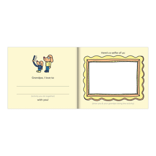 What I Love About You, Grandpa – Fill-in-the-Love Keepsake Book