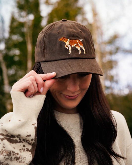 Waggle Waxed Canvas Hat - Bird Dog