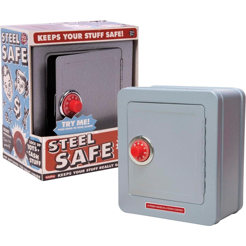 Steel Safe with Alarm β Combination Lock Money Bank