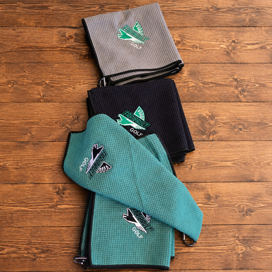Microfiber Faribault Falcons Golf Towel | 16x16 Inch Waffle Weave