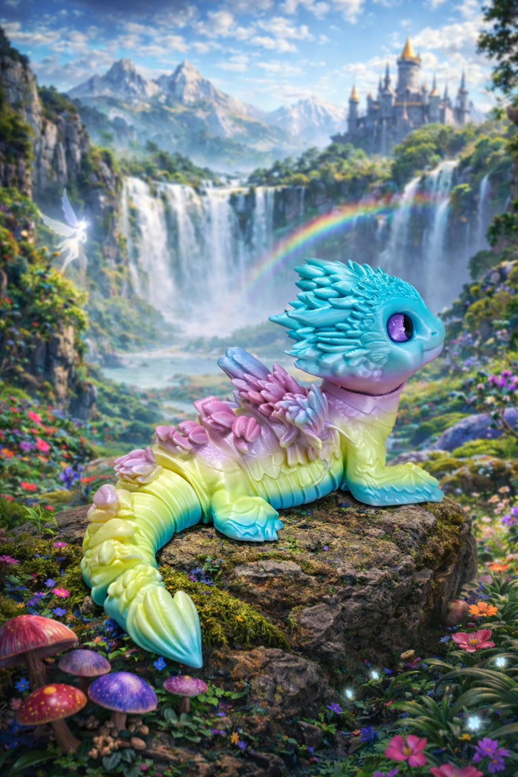 Cheeky Baby Dragon - 3D Print