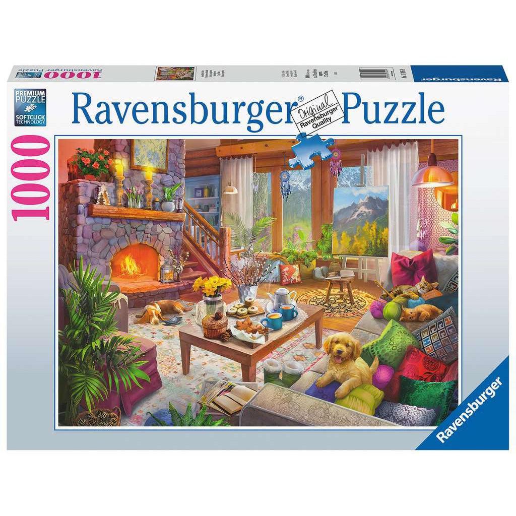 Ravensburger -Cozy Cabin - 1000 Piece Puzzle