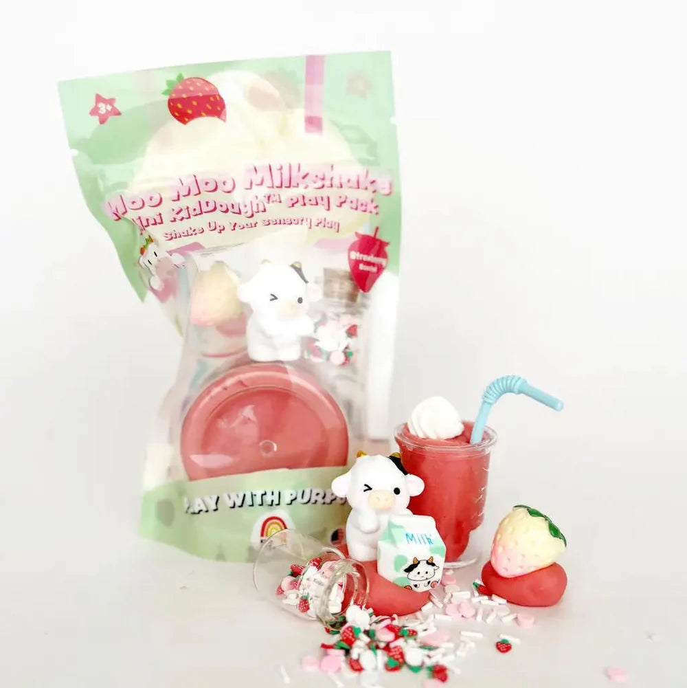 KidDough Moo Moo Milkshake Mini Play Pack