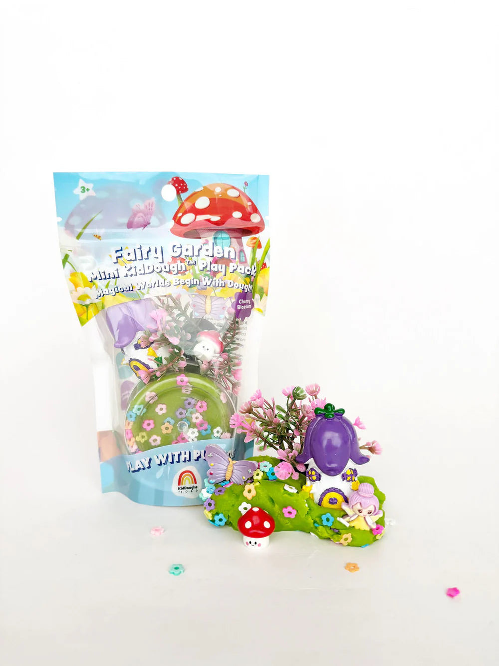 KidDough Fairy Garden Mini Play Pack