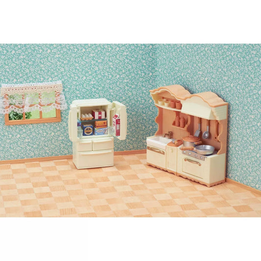 Calico Critters Kitchen Play Set – 37-Piece Furniture Set