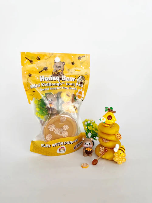KidDough Honey Bear Mini Play Pack