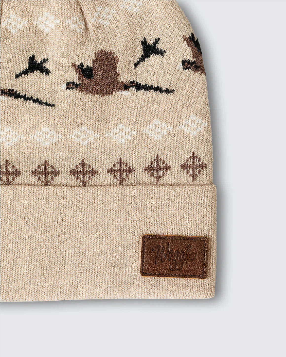 Waggle Wool Beanie - Hunting Birdies