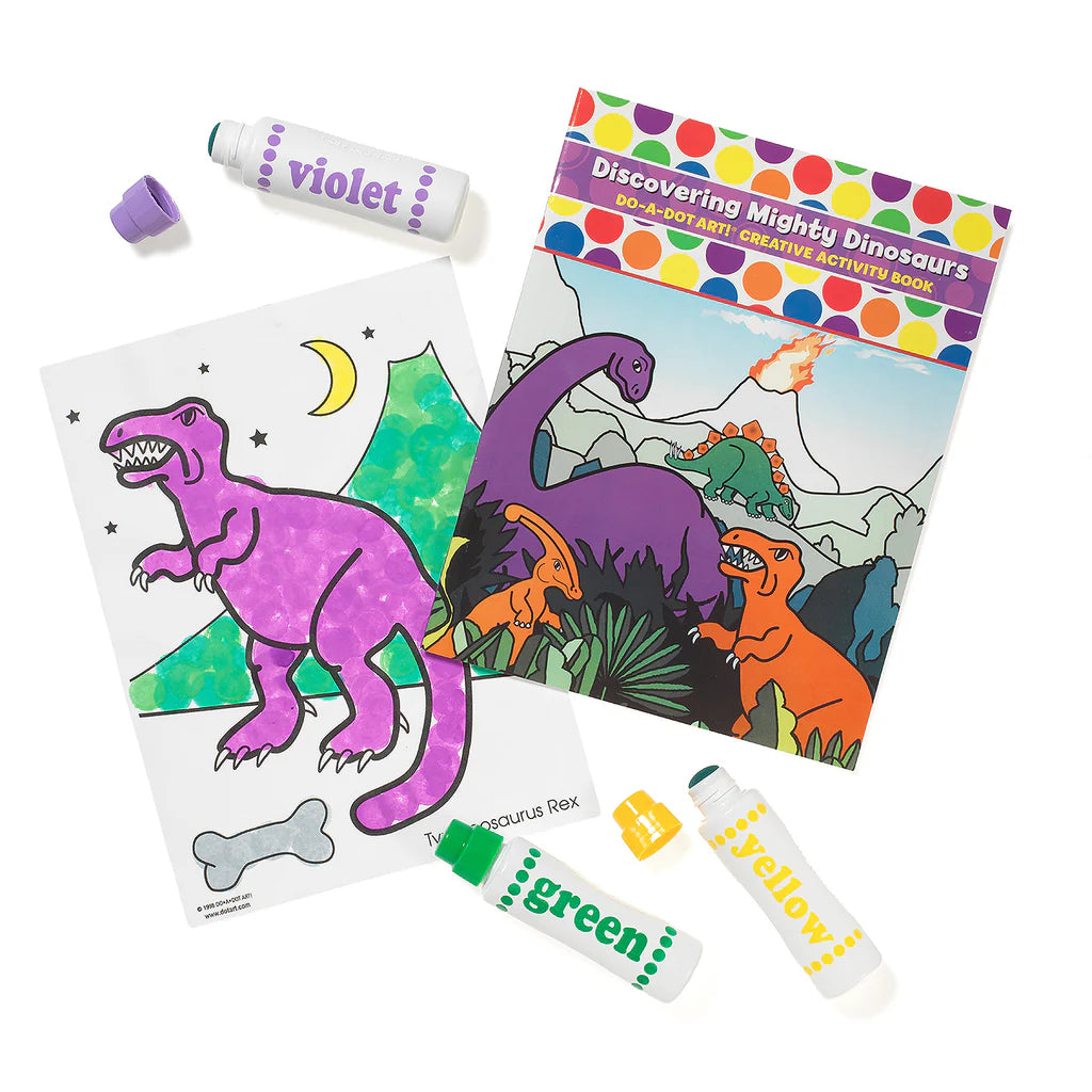 DO•A•DOT ART! Discovering Mighty Dinosaurs Creative Activity Book