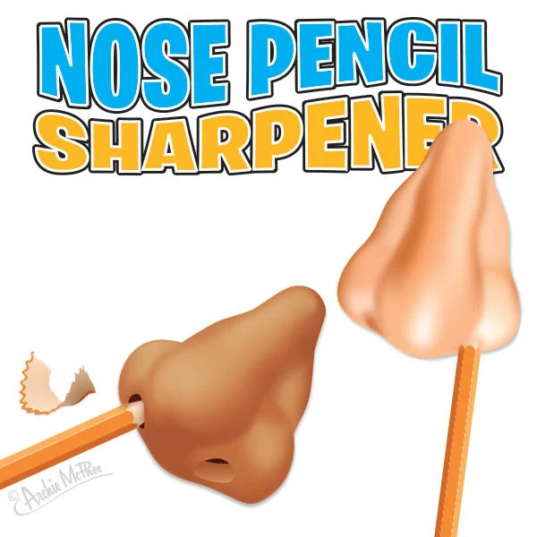 Nose Pencil Sharpener β Funny Novelty School Supply