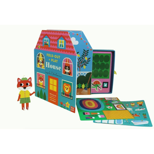 Fold-Out + Play: House – Interactive 3D Playset Book