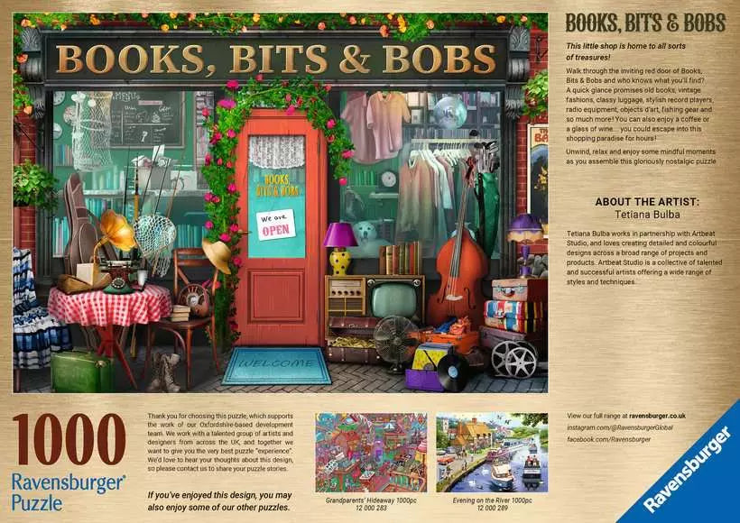 Ravensburger - Books, Bit's & Bobs - 1000 Piece Puzzle