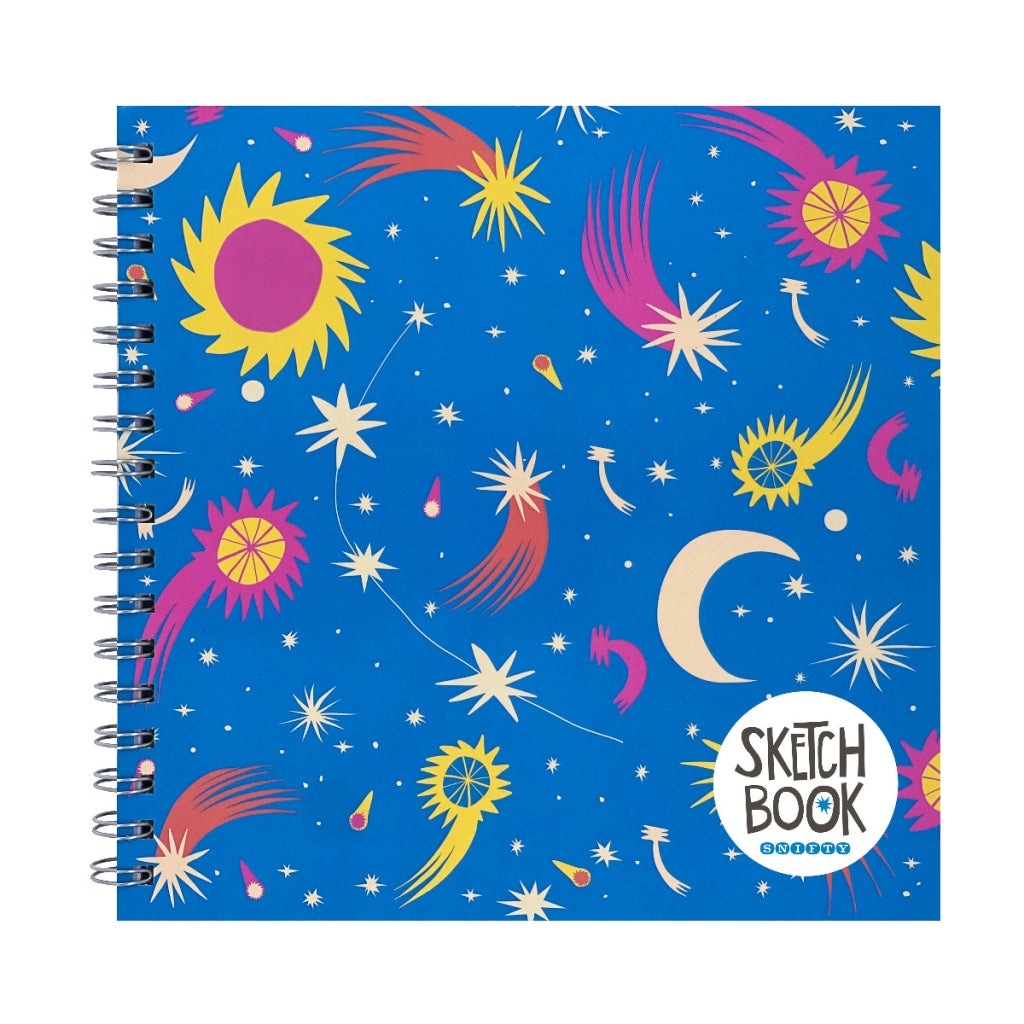 Cosmic Sketch Book - White Paper 45 Pages