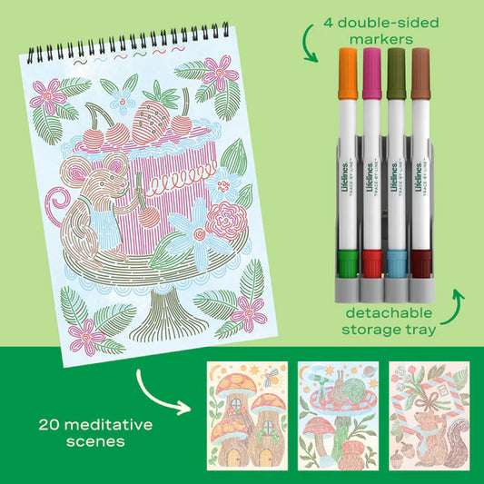 FlowArt® - Trace-By-Line, Woodland Whimsy