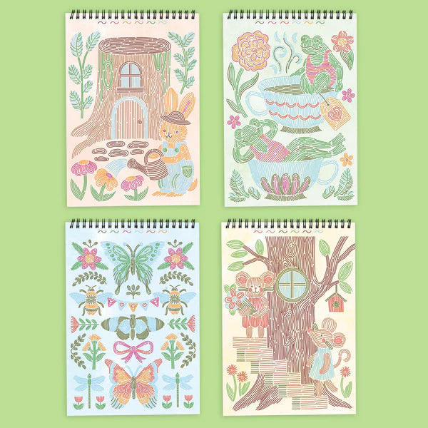 FlowArt® - Trace-By-Line, Woodland Whimsy