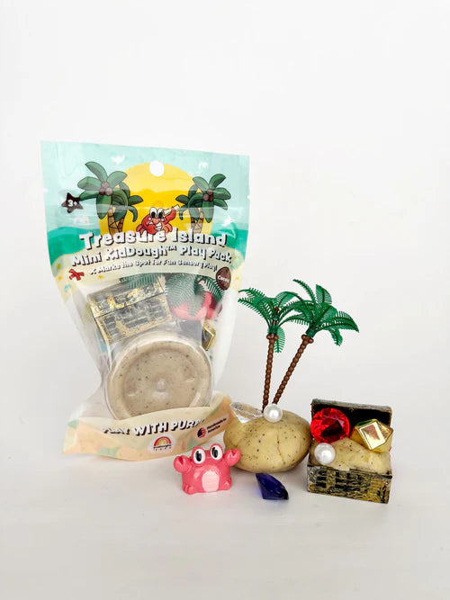 KidDough Treasure Island Mini Play Pack