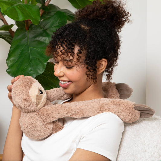 Hugimals Hugaround - Sawyer Weighted Sloth Plush