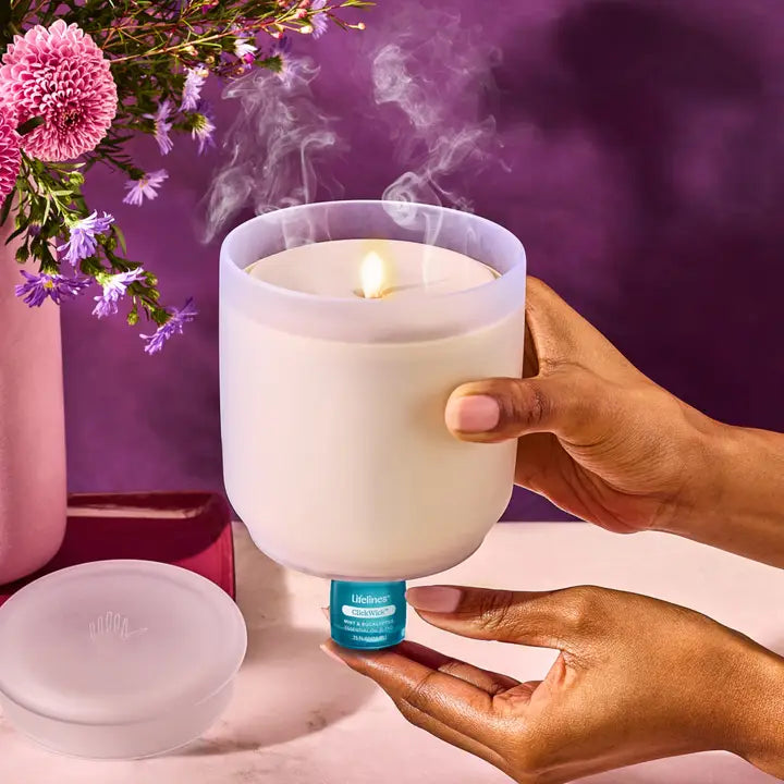 ClickWick™ Crisp Mountain Air Refill - Mint & Eucalyptus - For Candle/Plant/Shower