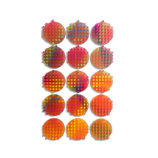 Silicone Zen Mini Dots Multicolor 15 Pack