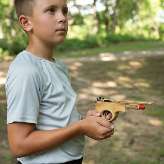 Wooden Rubber Band Pistol