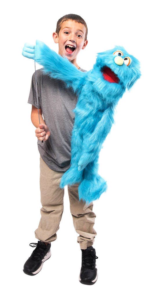 Silly Puppets Monster, Blue (30")