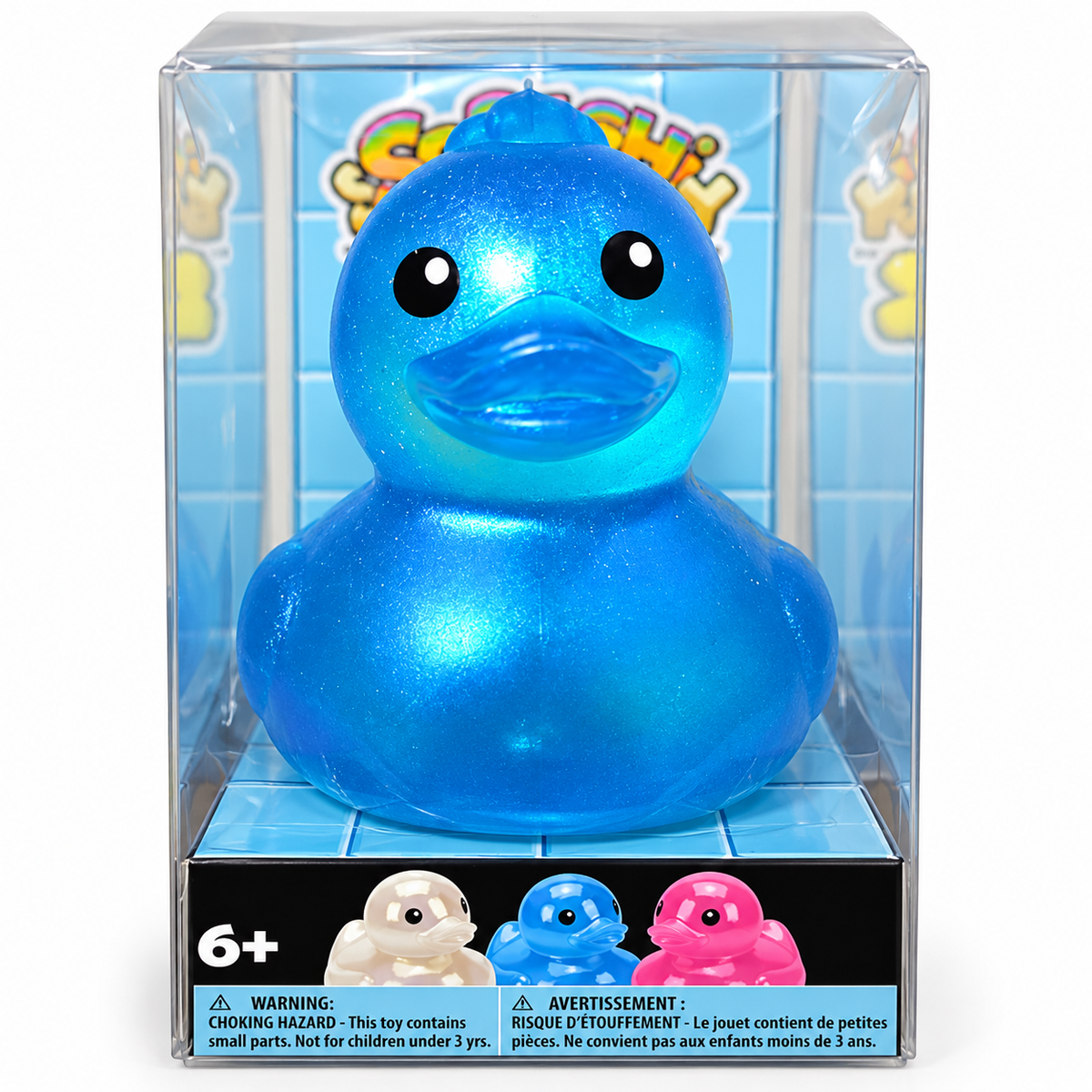 Squishi Shimmery Duck – Metallic Sugar Squishy Toy