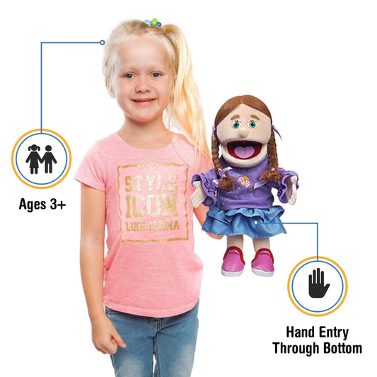 Silly Puppets Amy Peach Skin (14")