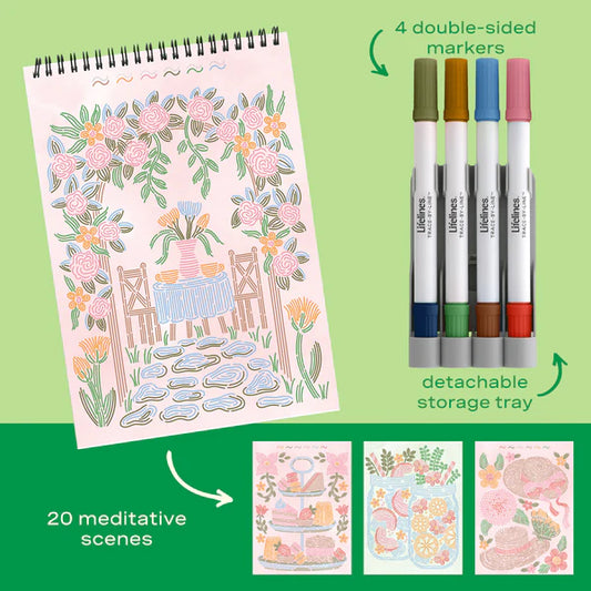 FlowArt® - Trace-By-Line, Brunch in Bloom