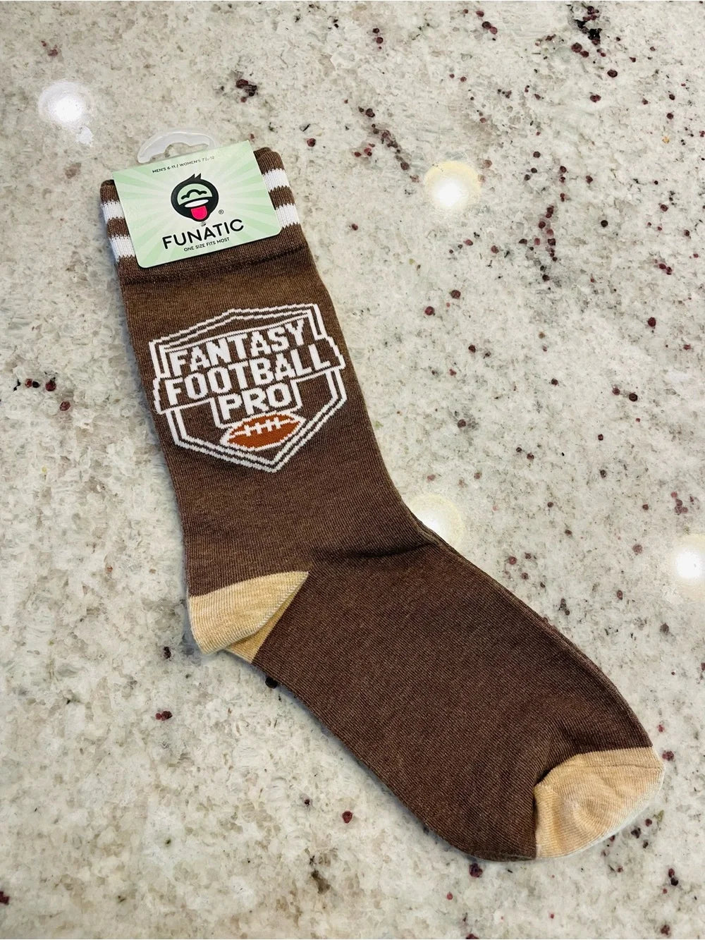 Funatic Socks – Fantasy Football Pro – Funny Novelty Crew Socks