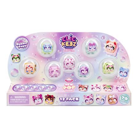 Clickeez Series 3 Bubble Pops – 12-Pack Collectible Fidget Toys